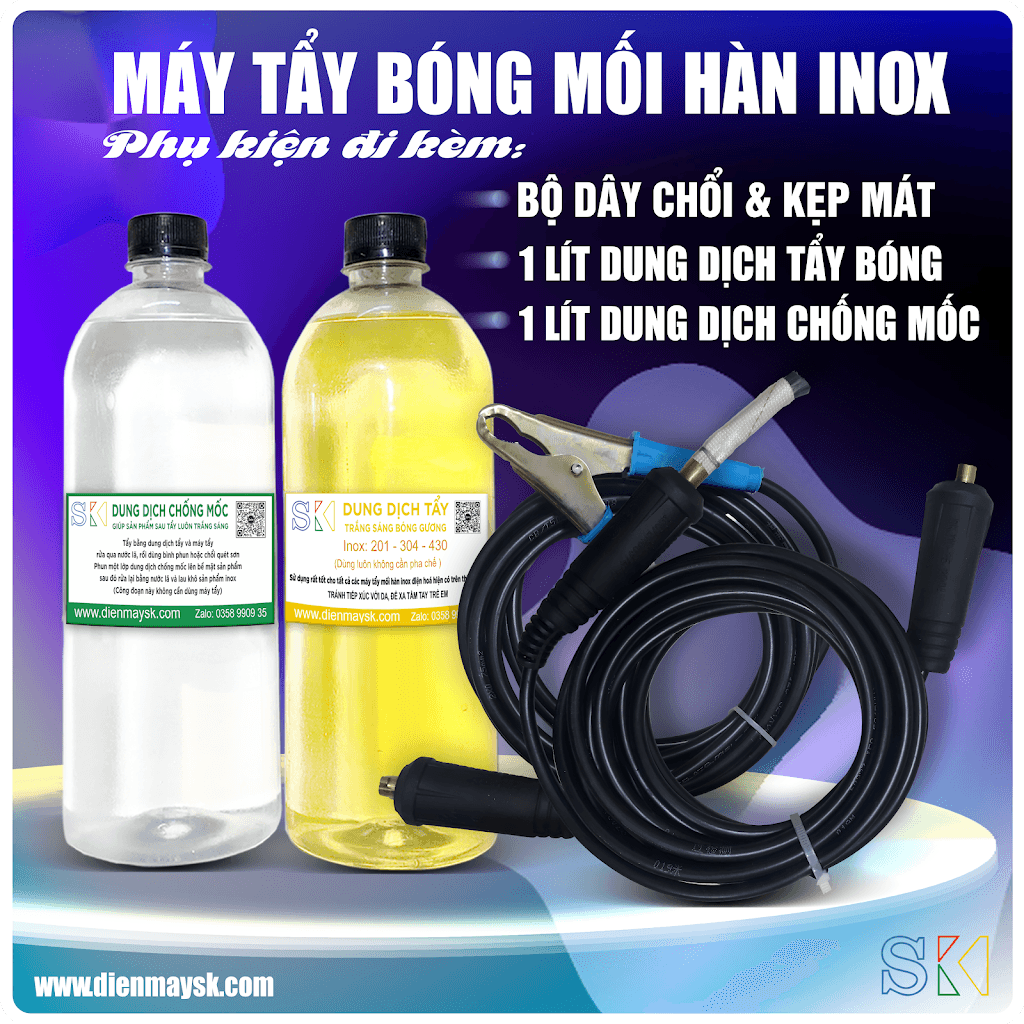 Máy tẩy mối hàn inox