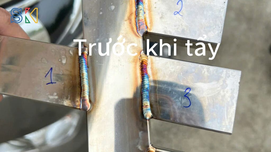 Máy tẩy mối hàn inox