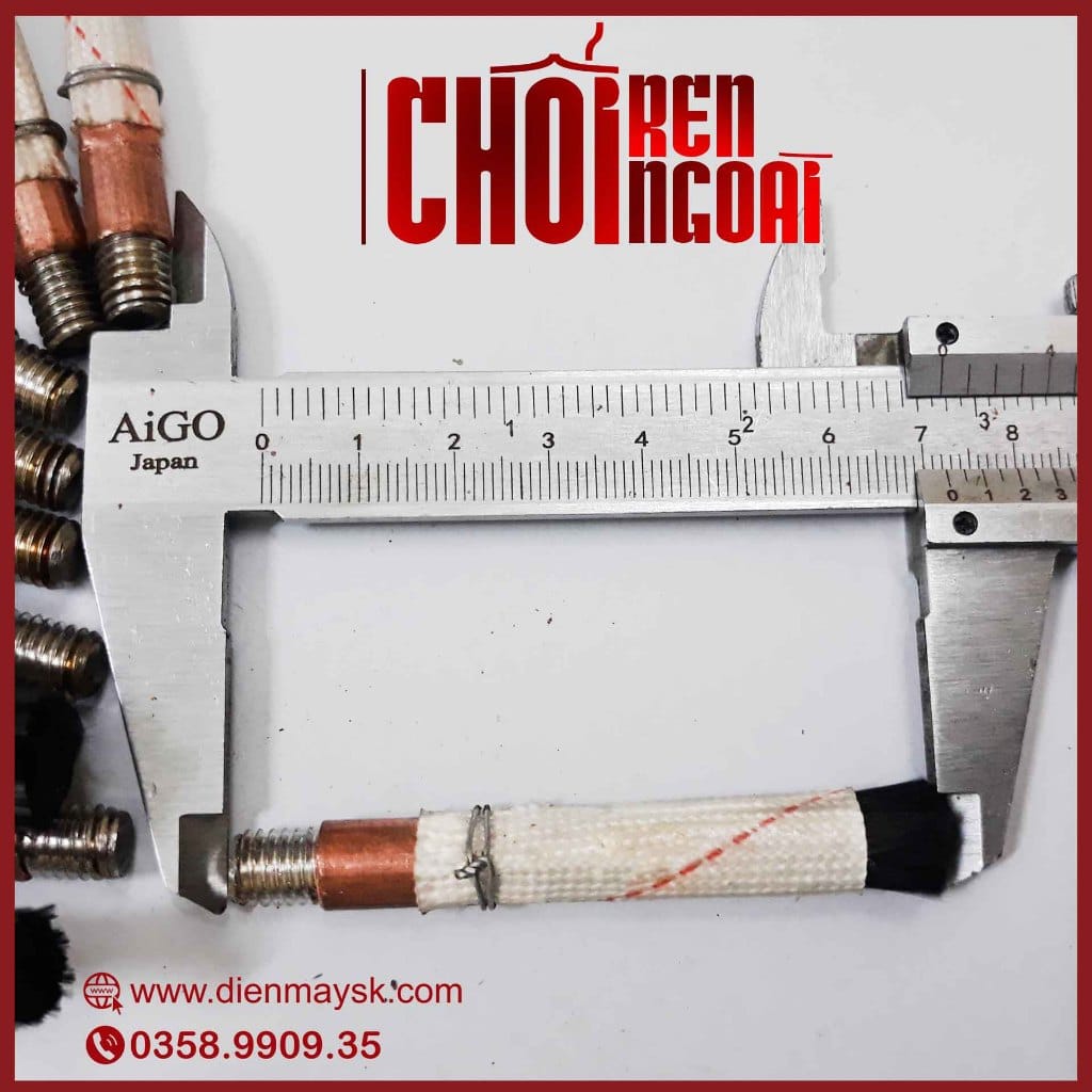 Chổi tẩy mối hàn ren ngoài phi 8 - Ảnh 4
