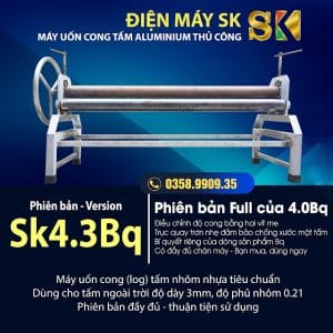Máy uốn tấm alu thủ công Sk4.3Bq