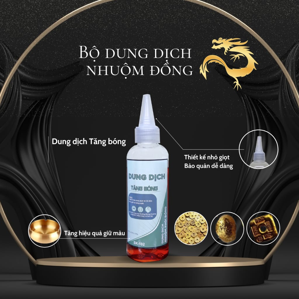 dung dịch Nhuộm đồng lên màu Vàng
